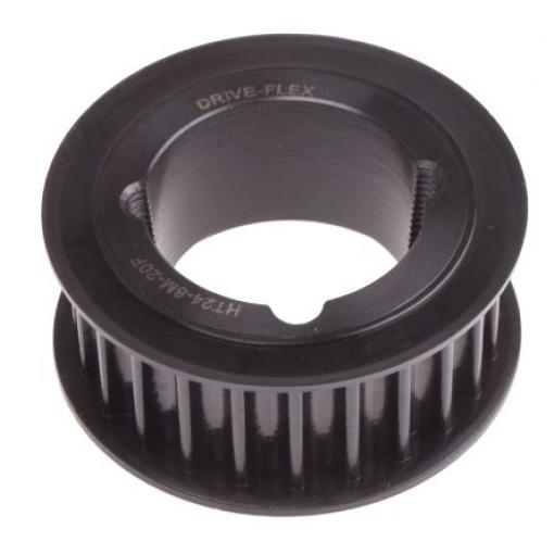 RS PRO Řemenice rozvodového řemenu, Ocel 24 zubů 20 mm rozteč 8 mm, vývrt: 28 mm