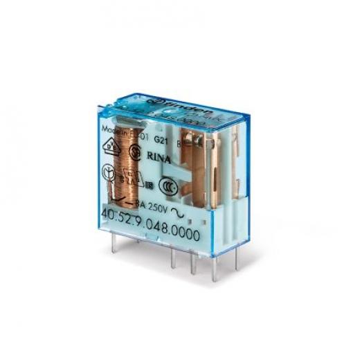 Finder Výkonové relé DPDT Montáž na plošný spoj 8 A 48 V dc 40