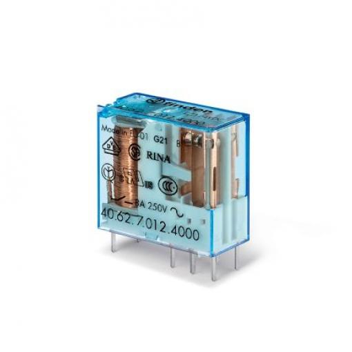 Finder Relé DPDT Montáž na plošný spoj 10 A 12 V dc 40