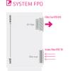 STEGO Ventilátorový filtr, řada: FPI/FPO 018 156 m³/h 24 V dc DC IP54 176 mm 176 mm