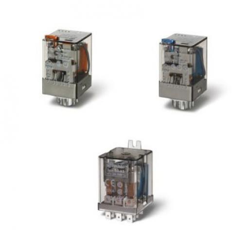 Finder Výkonové relé 3PDT Montáž na přírubu 10 A 24 V dc 60