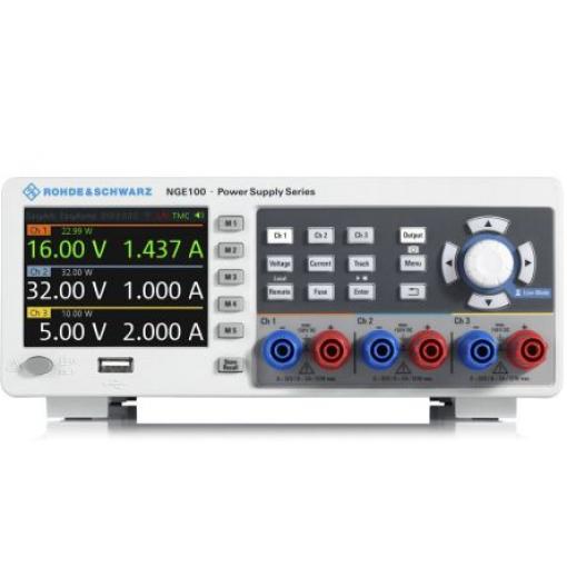 Rohde & Schwarz Napájecí zdroj stolice Digitální, počet výstupů: 3výstupový 32V 3 A 100 W