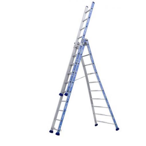TUBESCA Žebřík Hliník Hliník 3 6.85 m