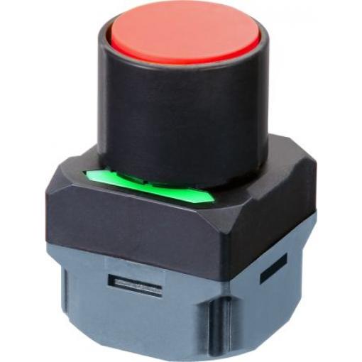 Omron Tlačítkový spínač, řada: A2W IP65 Okamžité Osvětlené 100 mA, barva LED: Zelená, Červená, Žlutá 30 V dc