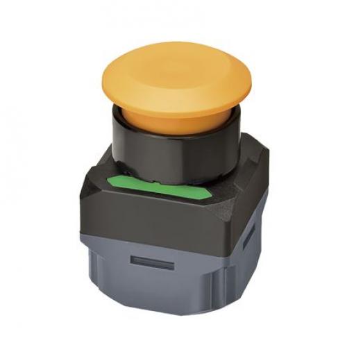 Omron Tlačítkový spínač, řada: A2W IP65 Okamžité Osvětlené 24 mm 100 mA, barva LED: Zelená, Červená, Žlutá 30 V dc