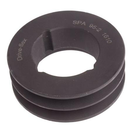 RS PRO Řemenice, Ocel, Litina 3 zubů, vývrt: 42mm