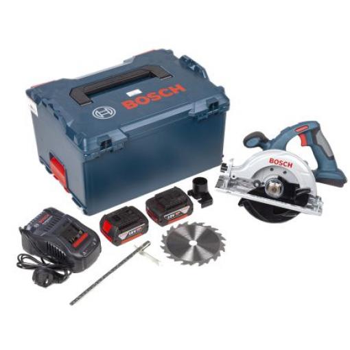 Akumulátorová kotoučová pila, řada: GKS, číslo modelu: GKS 18 V-LI, průměr lopatky: 165mm, hloubka řezání: 90 mm, 18V,