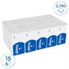 KLEENEX Papírový ručník, Kleenex 215 x 212 mm Složený 186 archů, sortiment: KLEENEX 2