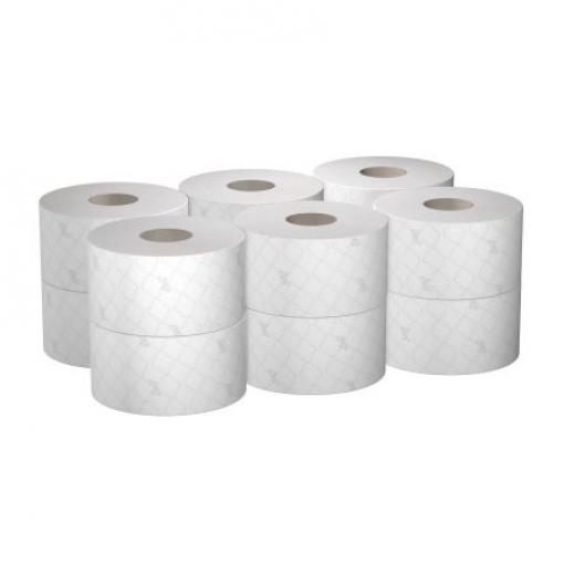 Role toaletního papíru 12 ks 6000 archů SCOTT 2, sortiment: Scott Essential (8614) Jumbo