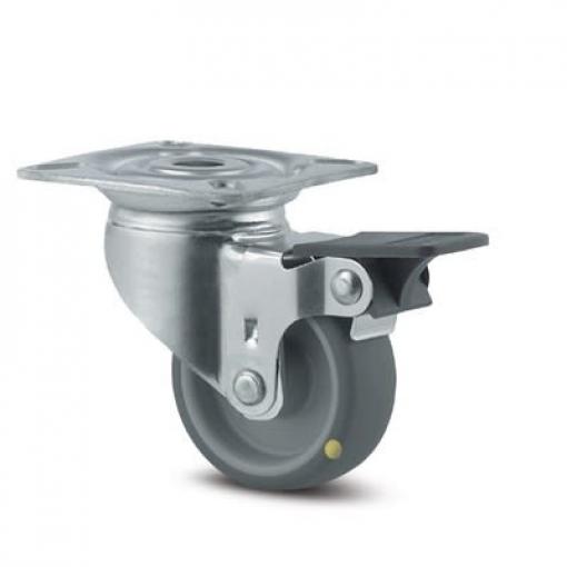 2475YGO050P40 Tente Otočné 100 kg 50 mm, Termoplastická pryž