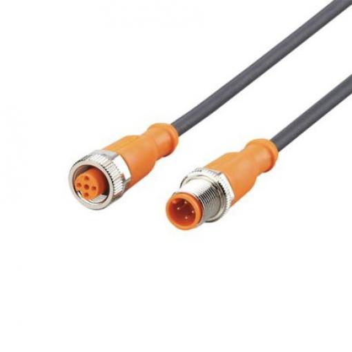 Kabel ovladače snímače, A: Vnější, A: M12 4, B: M12, B: Vnitřní, 300V 4, IP65, IP67, IP68, IP69K, řada: EVC ifm