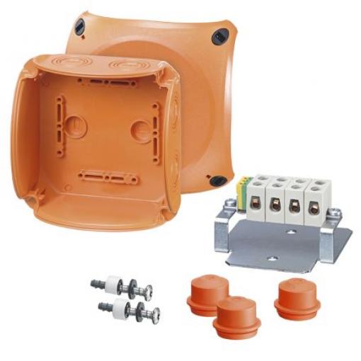 HENSEL Rozvodná skříň Polykarbonát Oranžová 130 mm 77 mm řada FK 5 IP65, IP66 IEC 60754-2 130 mm