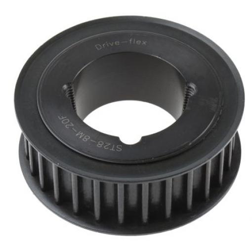 RS PRO Řemenice rozvodového řemenu, Ocel 28 zubů 28 mm rozteč 8 mm, vývrt: 28 mm