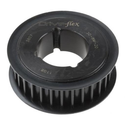 RS PRO Řemenice rozvodového řemenu, Ocel 30 zubů 28 mm rozteč 8 mm, vývrt: 28 mm