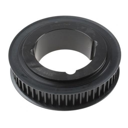RS PRO Řemenice rozvodového řemenu, Litina 48 zubů 20 mm rozteč 8 mm, vývrt: 50 mm