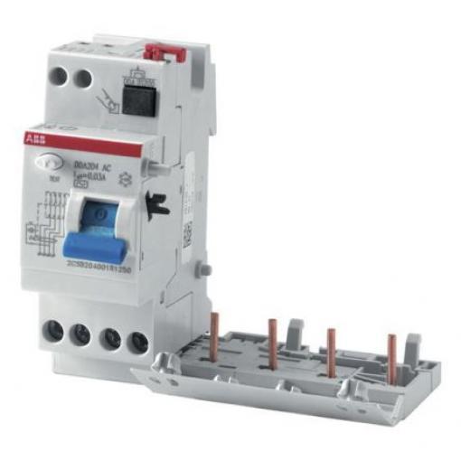 Proudový chránič 4pólový Typ AC 63 A 30 mA ABB St. DDA200 RoHS, IEC/EN 61008