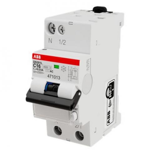 ABB 1pólový vypínací citlivost 30 mA St.
