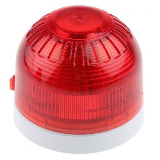 Výstražný maják barva Červená LED 5mA Montáž na základnu 17 → 60 v DC