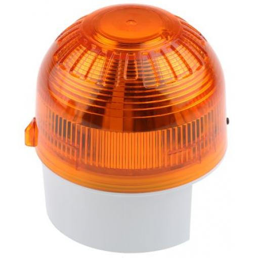 Výstražný maják barva Jantarová Xenon Montáž na základnu 10 → 60 v DC