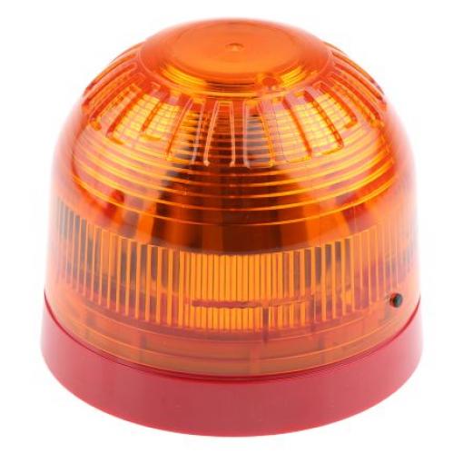 Výstražný maják barva Jantarová Xenon Montáž na základnu 10 → 60 v DC