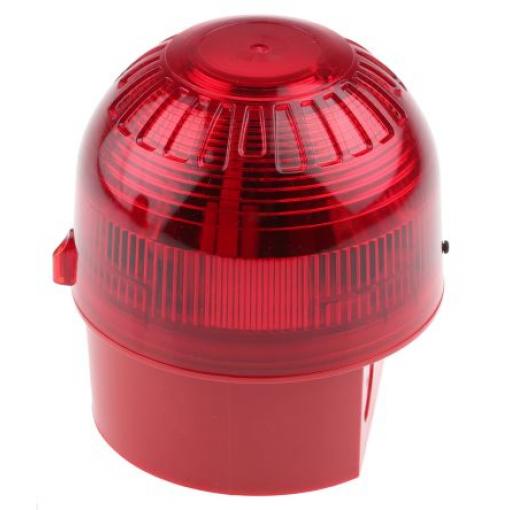 Výstražný maják barva Červená Xenon 130 mA @ 24 V dc Montáž na základnu 10 → 60 v DC