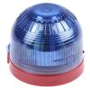 Výstražný maják barva Modrá Xenon 130 mA @ 24 V dc Montáž na základnu 10 → 60 v DC