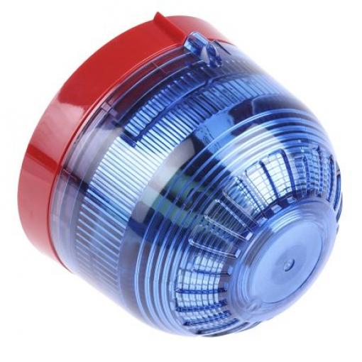 Výstražný maják barva Modrá Xenon 130 mA @ 24 V dc Montáž na základnu 10 → 60 v DC