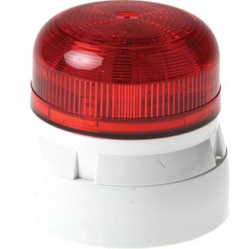 Výstražný maják barva Červená Xenon 115/70mA Montáž na základnu 12 V DC, 24 V DC CE Certified, FIA, LPCB, NF, VDS