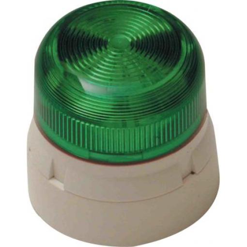 Klaxon Maják Flashing/Static barva Zelená 230V dc LED Povrch 50mA CE, RoHS IP65