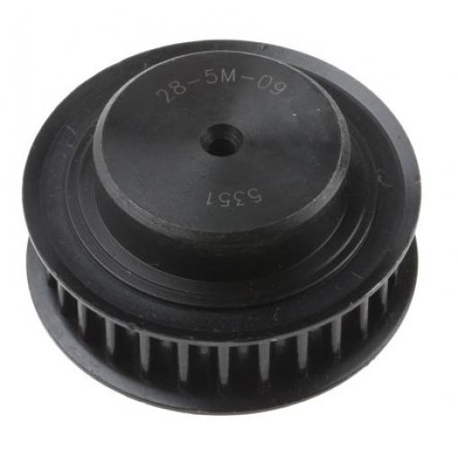 RS PRO Řemenice rozvodového řemenu, Ocel 28 zubů 9 mm rozteč 5 mm, vývrt: 6 mm