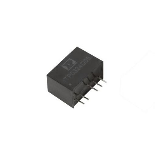 DC-DC převodník 3W, výstup: ±5V dc ±300mA 1.6kV dc, Vin 18→ 75 V stejnosm