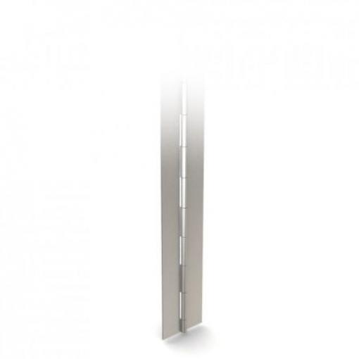 Planový typ závěsu Výkyvné Pianový, Surovina, Nerezová ocel 304 Kloub Šroubová, délka: 2.04 m x 30 mm x 1 mm Pinet