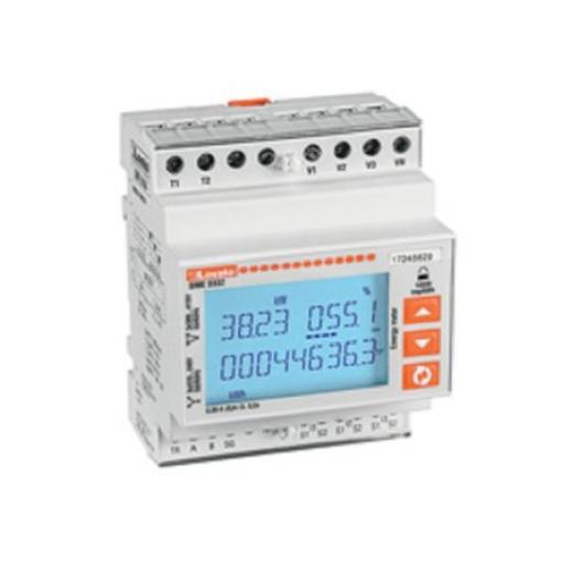 Elektroměr, řada: DME LCD 3fázový Elektronika Impulzový výstup výška číslice 85 mm, výška výřezu: 90 mm, šířka výřezu: