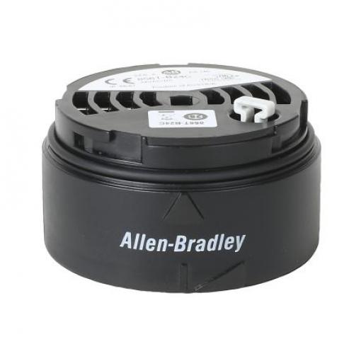 Allen Bradley, rozsah: 856T Napájecí modul Stálé LED Věžový maják 105 dB 24V ac/dc barva pouzdra Černá základna 70 mm