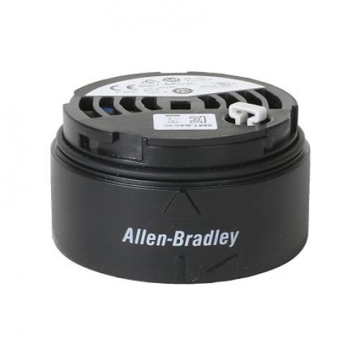 Allen Bradley, rozsah: 856T Napájecí modul Stálé LED Věžový maják 105 dB 24V ac/dc barva pouzdra Černá základna 70 mm