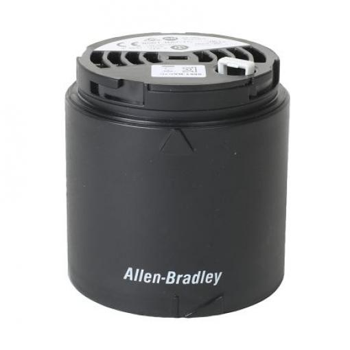 Allen Bradley, rozsah: 856T Napájecí modul Stálé LED Věžový maják 105 dB 24V ac/dc barva pouzdra Černá základna 70 mm