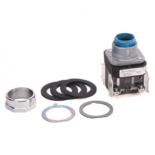 Allen Bradley Hlava tlačítka, řada: 800T Červená Dvojčinný, průměr výřezu: 30 mm IP65