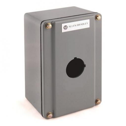 Pouzdro tlačítka, řada: 800T, průměr výřezu: 30 mm Šedá Plastové Allen Bradley, počet výřezů: 1