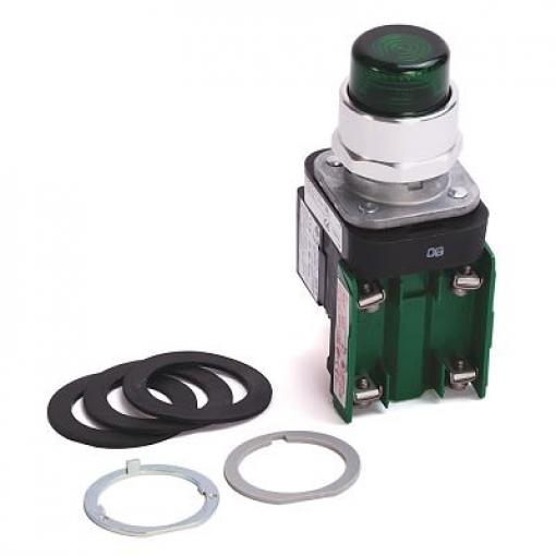 Allen Bradley Blok světel, řada: 800T 130V Šroub barva Oranžová, Šedá, Modrá Žárovka