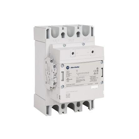 Allen Bradley 1 NO, 1 NC Stykač napětí ve vinutí 100V dc, 250 V dc 3pólový 305 A 400V ac 160 kW s 1 NO/1 NC kontakty