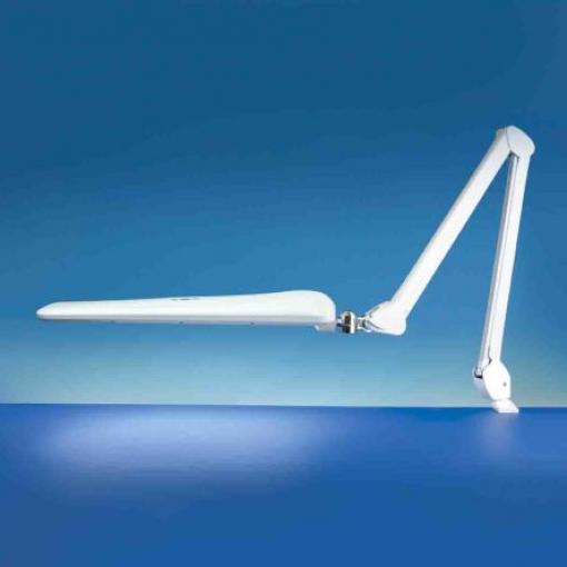 Stolní lampa, typ žárovky: LED, 14 W Objímka základna Nastavitelné rameno barva Bílá, 220/240 V ac RS PRO