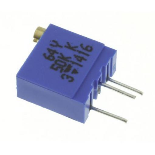 Ladicí potenciometr 50 kΩ 10 % ±100 ppm/°C 0.5 W Horní nastavení, Průchozí otvor, Kolík, řada: 64Y Vishay