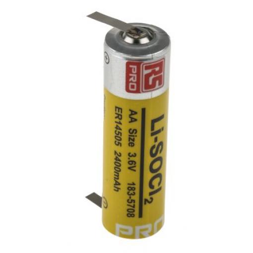 Baterie AA Lithium-thionyl chlorid 3.6 V 2.4 Ah RS PRO RS PRO