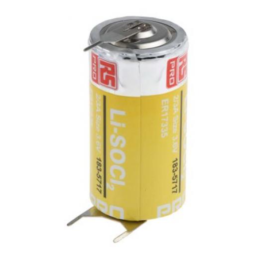 Baterie A 2/3 ER17335 3.6 V Lithium-thionyl chlorid 2.1 Ah RS PRO
