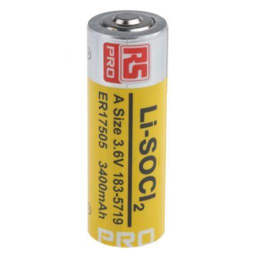 Baterie ER17505 3.6 V Lithium-thionyl chlorid 3.4 Ah RS PRO