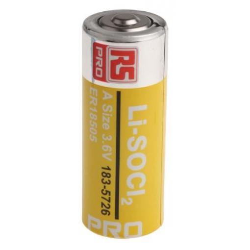 Baterie ER18505 3.6 V Lithium-thionyl chlorid 4 Ah RS PRO