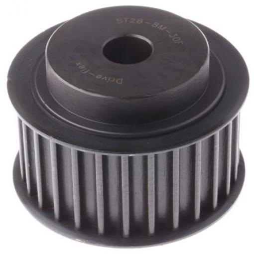 RS PRO Řemenice rozvodového řemenu, Ocel 28 zubů 30 mm rozteč 8 mm, vývrt: 15 mm