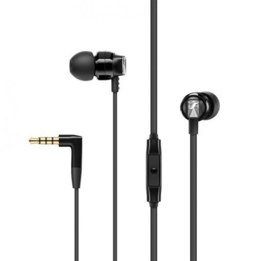 Sluchátka 508593 Zástrčka Jack Sennheiser, Černá