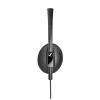 Sluchátka na uši 508596 Zástrčka Jack Sennheiser, Černá