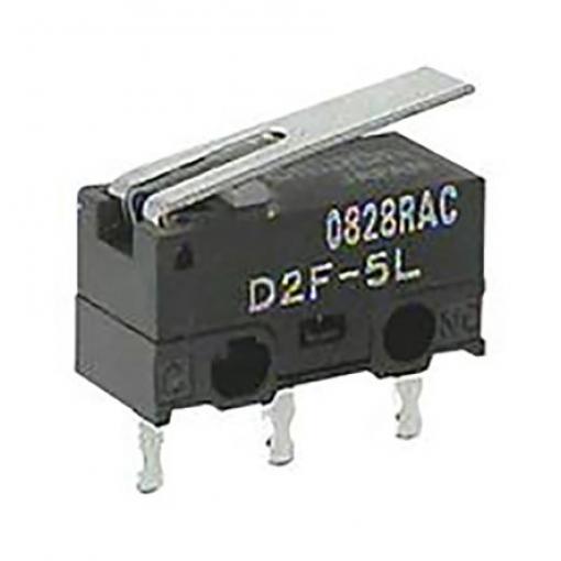 Omron Mikrospínač SPDT, 30 V dc, 250 V ac, 5 A, Svorka PCB, IP40